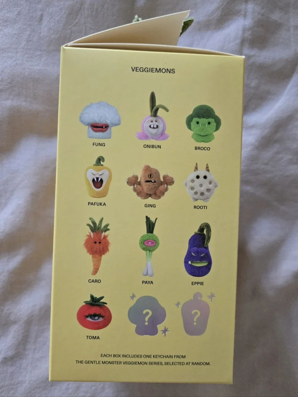 GENTLE MONSTER Veggie Collection Pafuka Plush Keychain